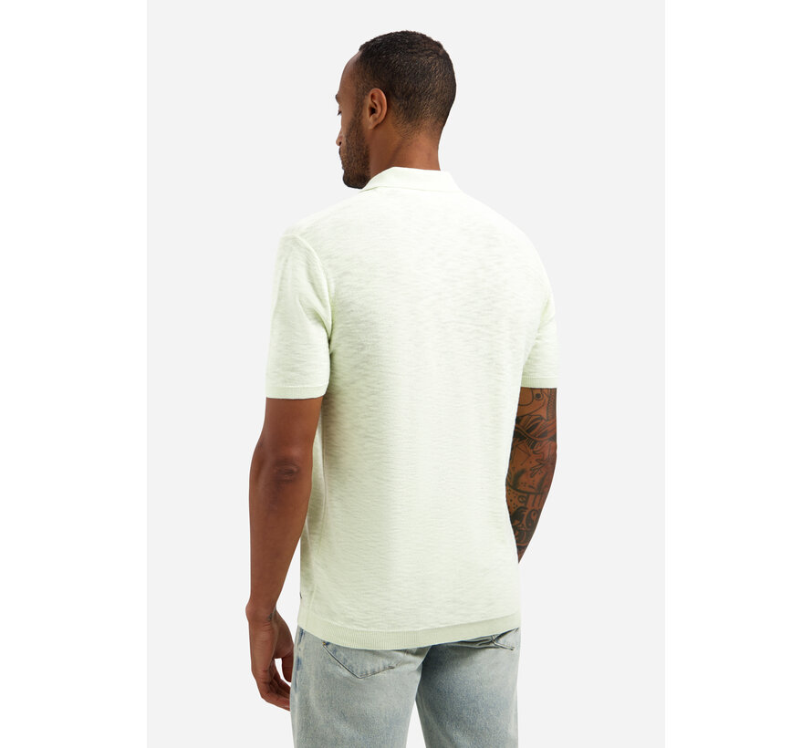 Polo Pullover Short Sleeve Slub Seagreen (31240263SN - 057)