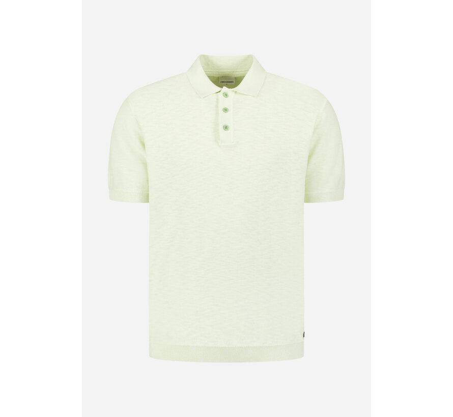 No Excess Polo Pullover Short Sleeve Slub Seagreen (31240263SN - 057)
