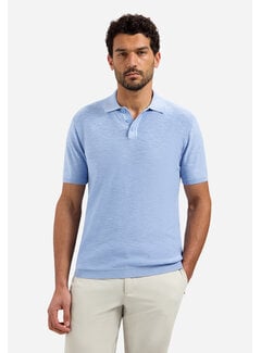 No Excess No Excess Polo Pullover Short Sleeve Slub Blue (31240263SN - 030)