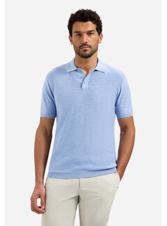 No Excess Polo Pullover Short Sleeve Slub Blue (31240263SN - 030)