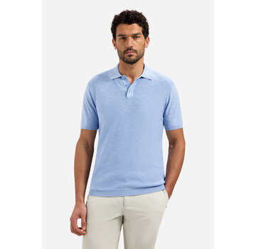 No Excess Polo Pullover Short Sleeve Slub Blue (31240263SN - 030)
