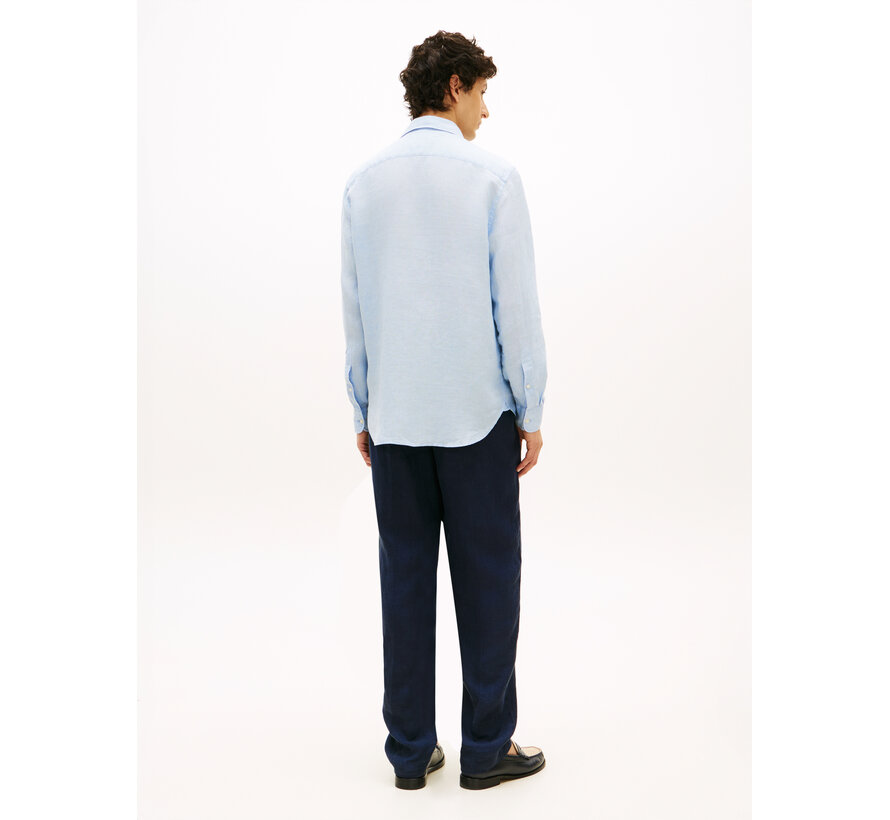 Overhemd 100% Linnen Breezy Blue (MW0MW41530 - C10)