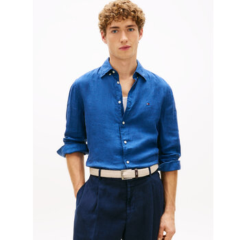 Tommy Hilfiger Tommy Hilfiger Overhemd 100% Linnen Blue Jeans (MW0MW41530 - C3I)