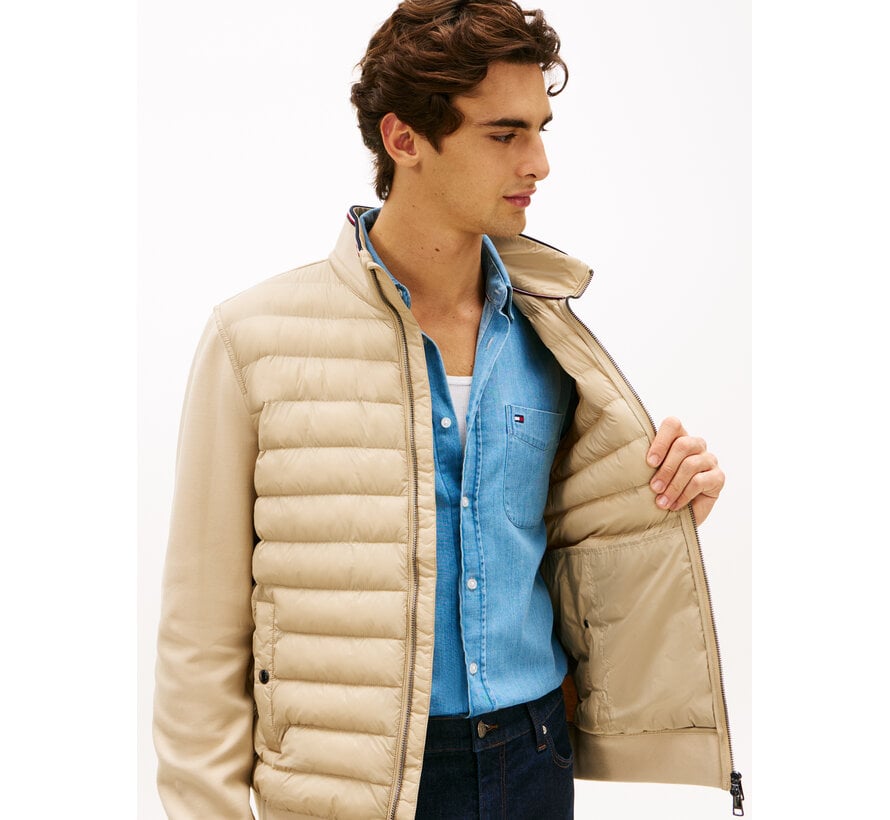 Tommy Hilfiger Hybride Jacket Mix Media Sandalwood (MW0MW41329 - RBT)