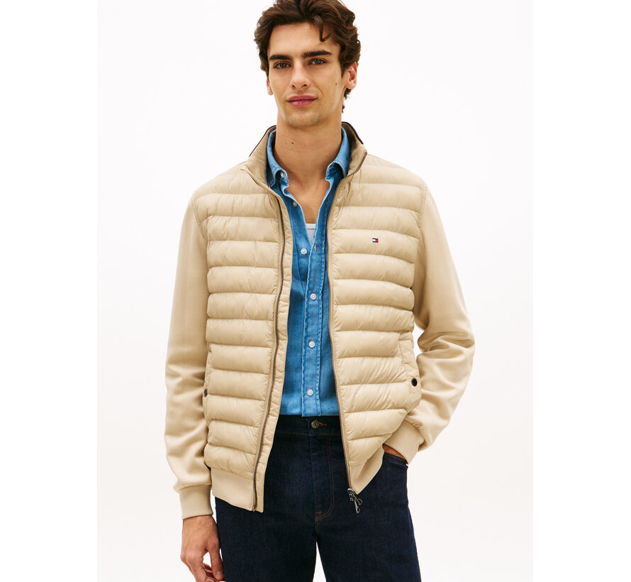 Hybride Jacket Mix Media Sandalwood (MW0MW41329 - RBT)