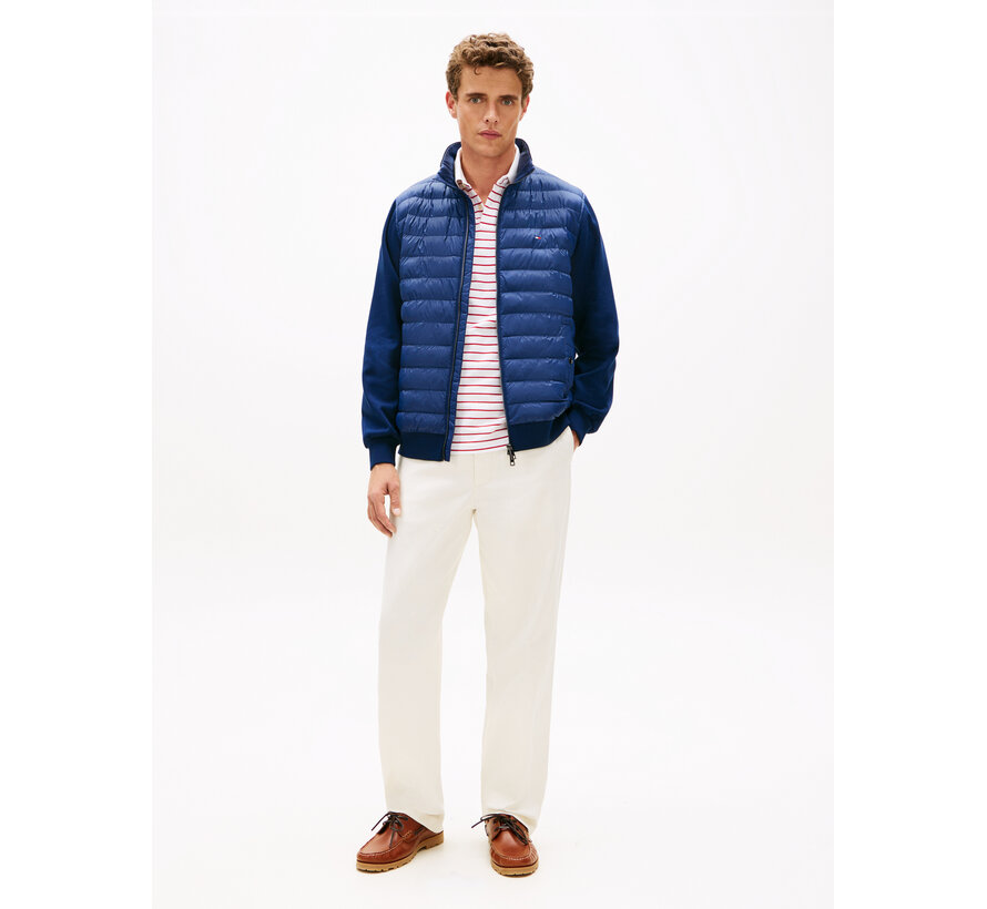 Tommy Hilfiger Hybride Jacket Mix Media Carbon Navy (MW0MW41329 - DCC)