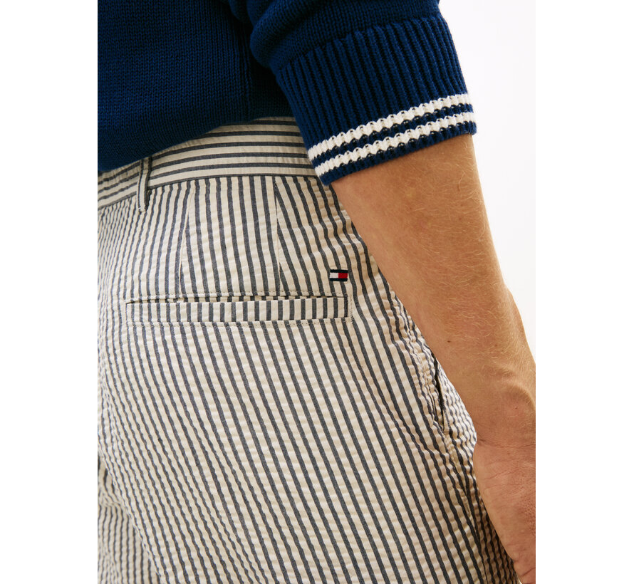 Tommy Hilfiger Chino Short Dover Seersucker  Desert Sky / Ecru (MW0MW42359 - 0A6)