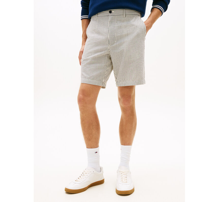 Tommy Hilfiger Chino Short Dover Seersucker  Desert Sky / Ecru (MW0MW42359 - 0A6)
