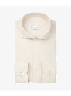 Profuomo Profuomo Overhemd Japanse Knitted Slim Fit Off White (PP2H00008D)