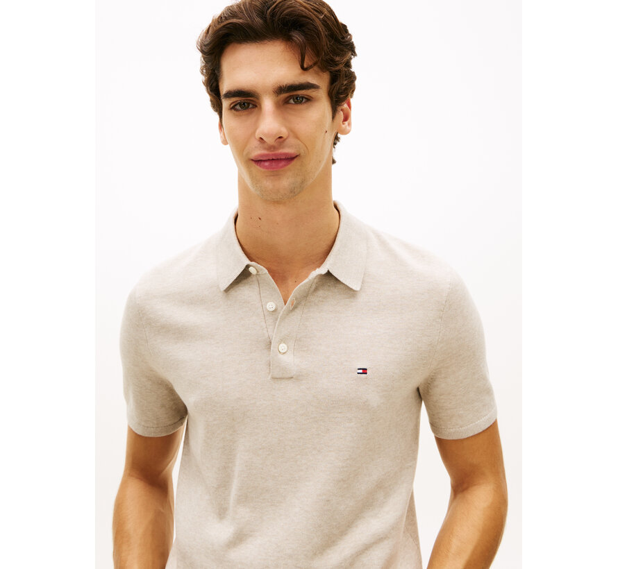 Tommy Hilfiger Knitted Polo Regular Fit Sandalwood (MW0MW37396 - RE5)