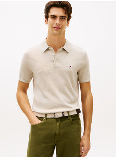 Tommy Hilfiger Knitted Polo Regular Fit Sandalwood (MW0MW37396 - RE5)