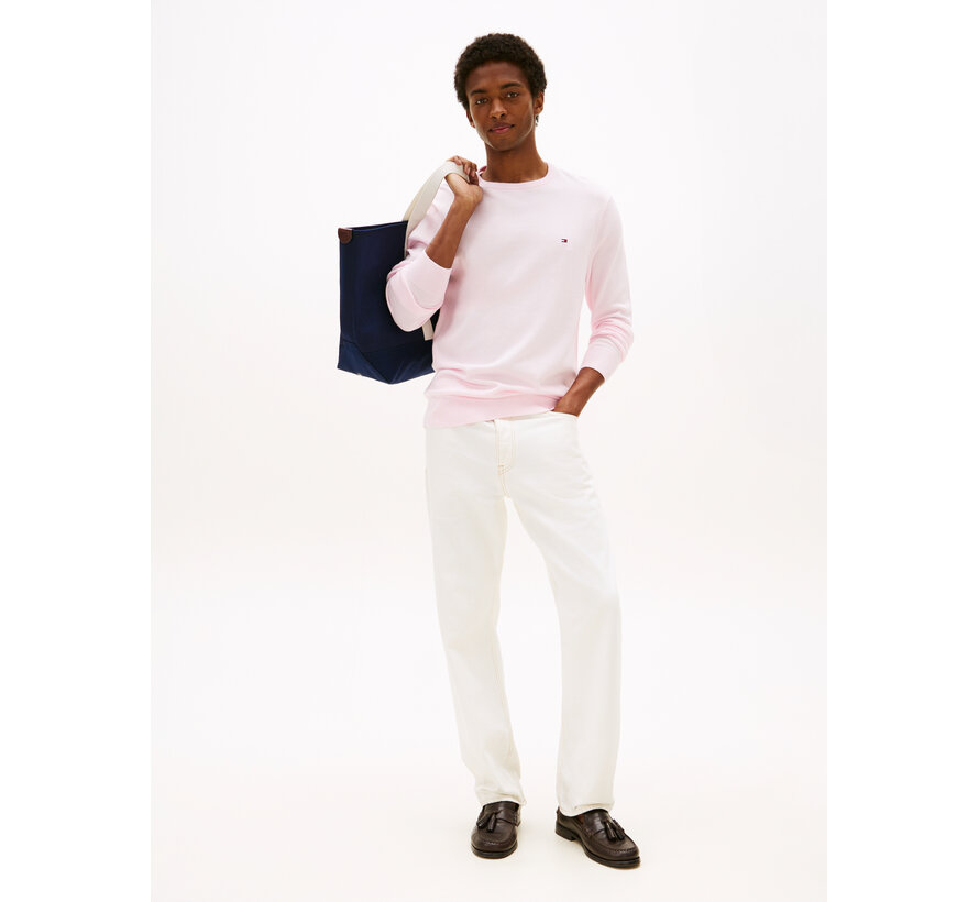 Pullover Flag Embroidery Crew Neck Pink (MW0MW39999 - TPB)