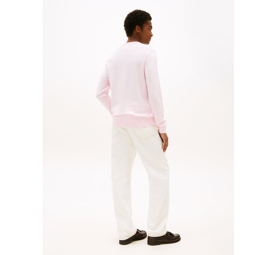 Tommy Hilfiger Pullover Flag Embroidery Crew Neck Pink (MW0MW39999 - TPB)