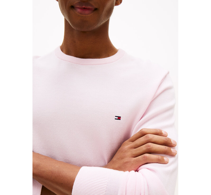 Tommy Hilfiger Pullover Flag Embroidery Crew Neck Pink (MW0MW39999 - TPB)