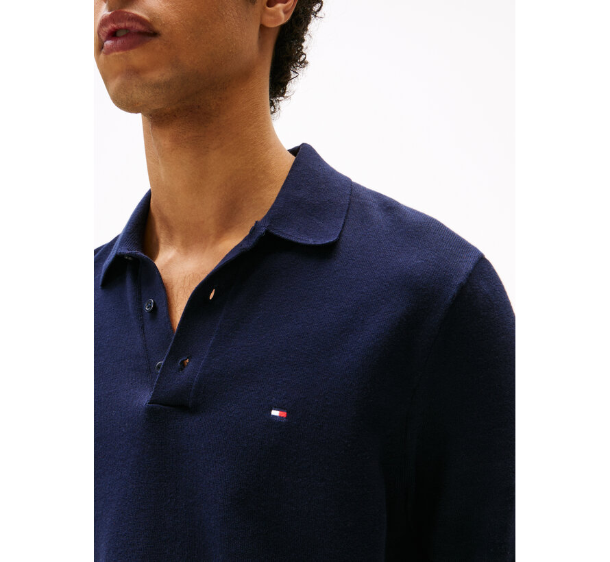 Tommy Hilfiger Knitted Polo Regular Fit Desert Sky (MW0MW37396 - DW5)