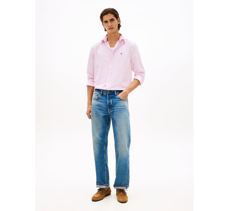 Overhemd Flex Poplin Classic Stripe Pink (MW0MW42440 - CD1)