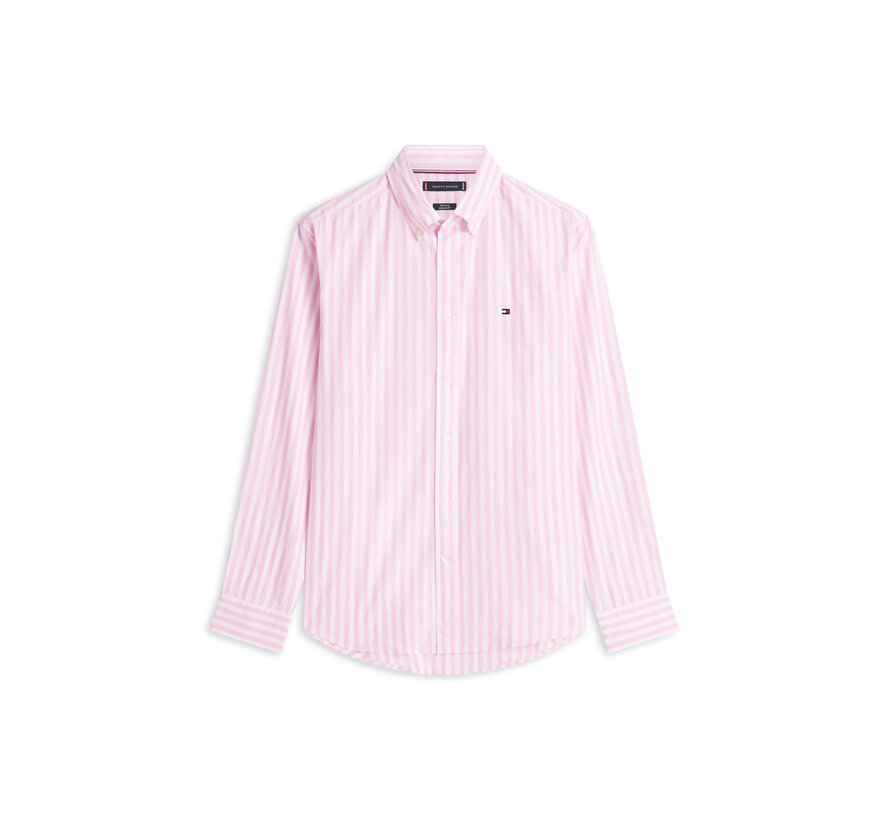 Tommy Hilfiger Overhemd Flex Poplin Classic Stripe Pink (MW0MW42440 - CD1)