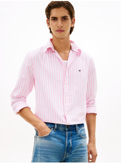 Tommy Hilfiger Tommy Hilfiger Overhemd Flex Poplin Classic Stripe Pink (MW0MW42440 - CD1)