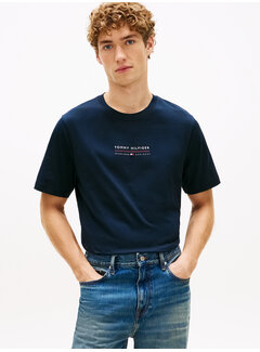 Tommy Hilfiger T-shirt Logo Jersey Crew Neck Desert Sky (MW0MW42363 - DW5)