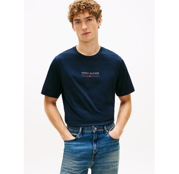 Tommy Hilfiger T-shirt Logo Jersey Crew Neck Desert Sky (MW0MW42363 - DW5)
