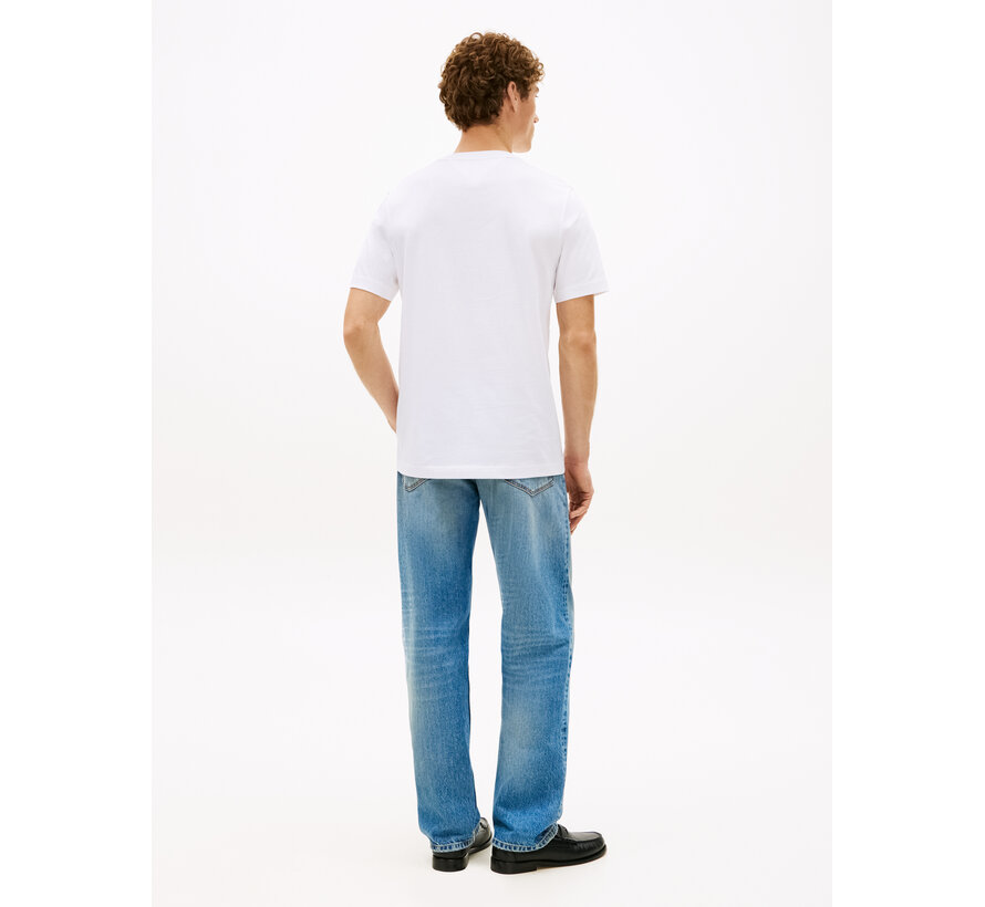 T-shirt Logo Jersey Crew Neck White (MW0MW42363 - YBR)