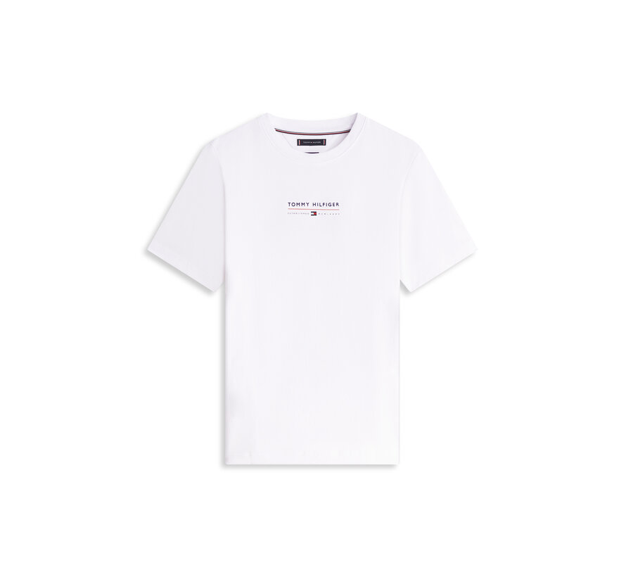 Tommy Hilfiger T-shirt Logo Jersey Crew Neck White (MW0MW42363 - YBR)