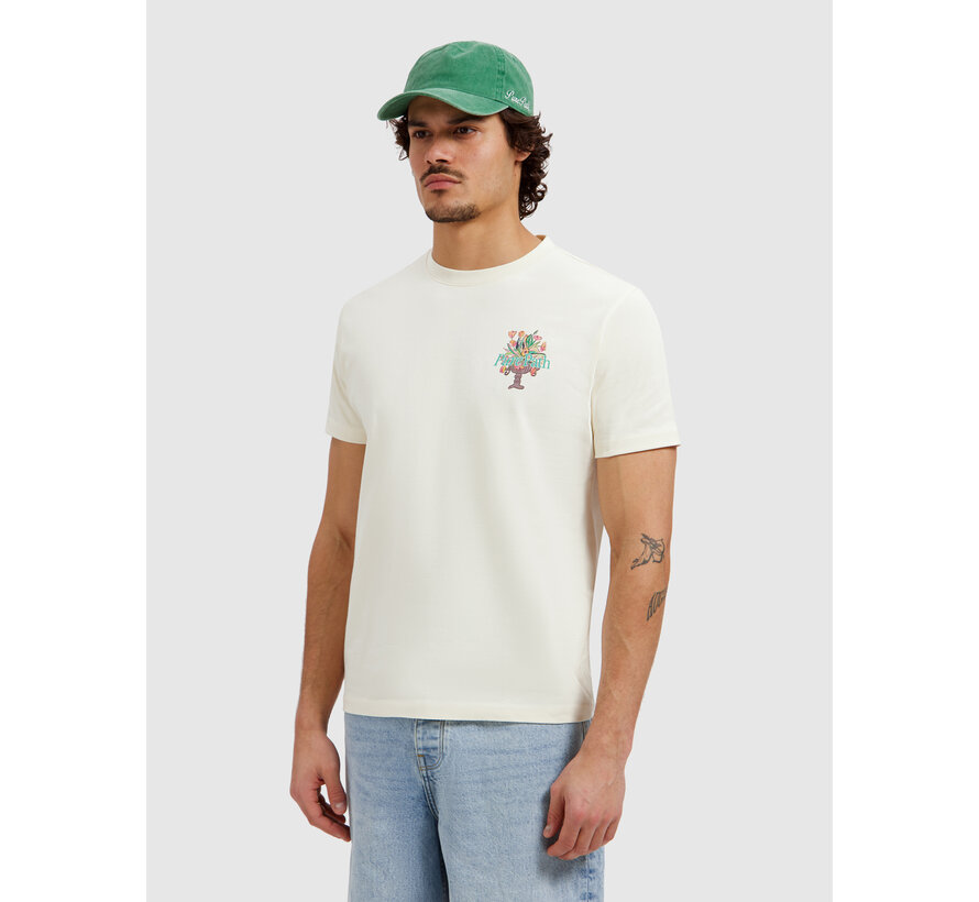 T-shirt Flower Vase Ecru (26010112 - 54)