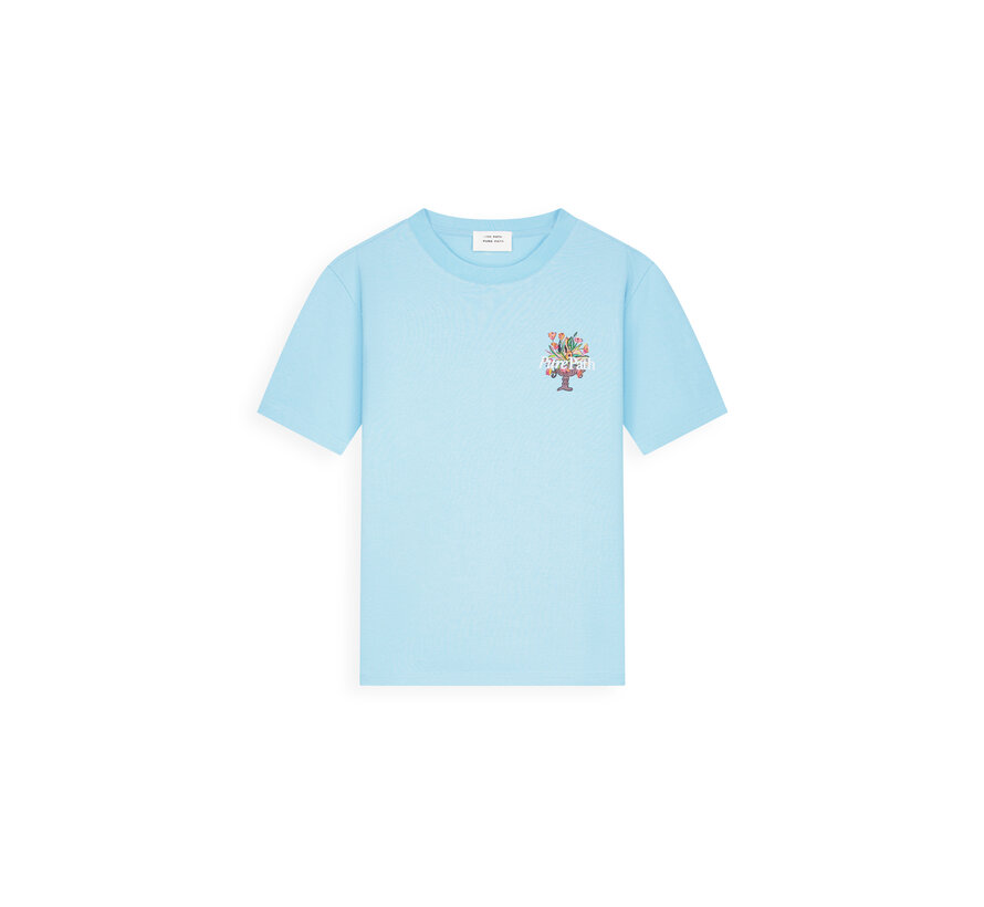 T-shirt Flower Vase Sky Blue (26010112 - 99)