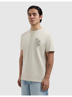 Pure Path T-shirt Embroidered Flower Sand (26010120 - 46)