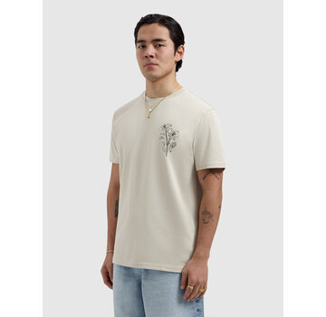 Pure Path T-shirt Embroidered Flower Sand (26010120 - 46)