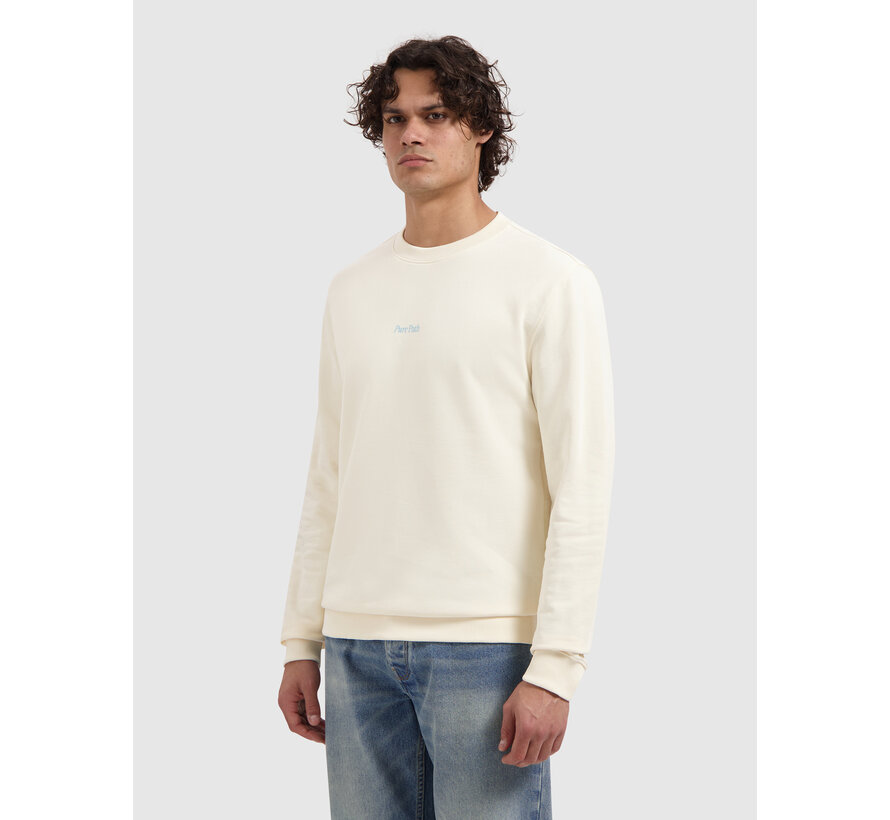 Sweater Trio of Flowers Ecru (26010309 - 54)