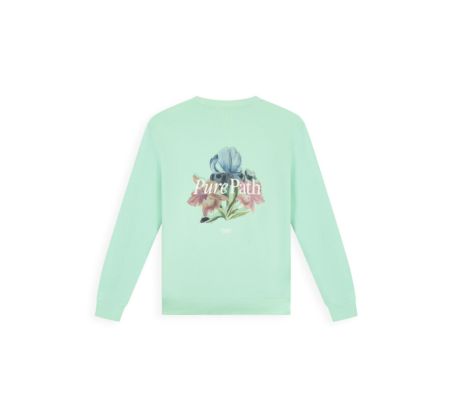 Sweater Trio of Flowers Mint (26010309 - 14)