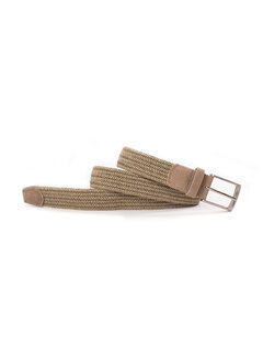Tresanti Tresanti Riem Genaro | Braided Melange Belt Dark Beige (TRBEKA066 - 106)