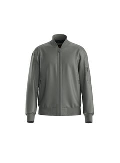 HUGO BOSS Orange Leren Jas Open Grey (50552151 - 076)