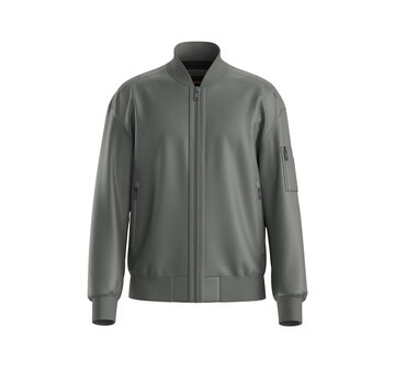 HUGO BOSS Orange Leren Jas Open Grey (50552151 - 076)