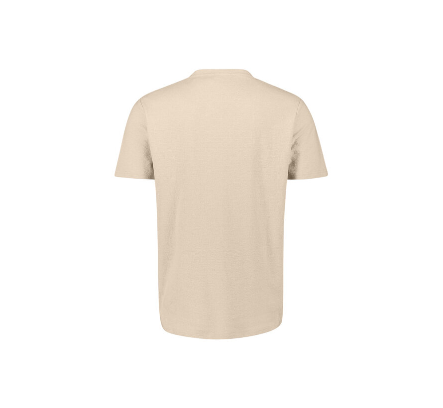 T-Shirt Crewneck Solid Jacquard Desert (31320230SN - 045)