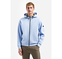 Sweat Vest Full Zipper Hooded Interlock Blue (31100102 - 030)