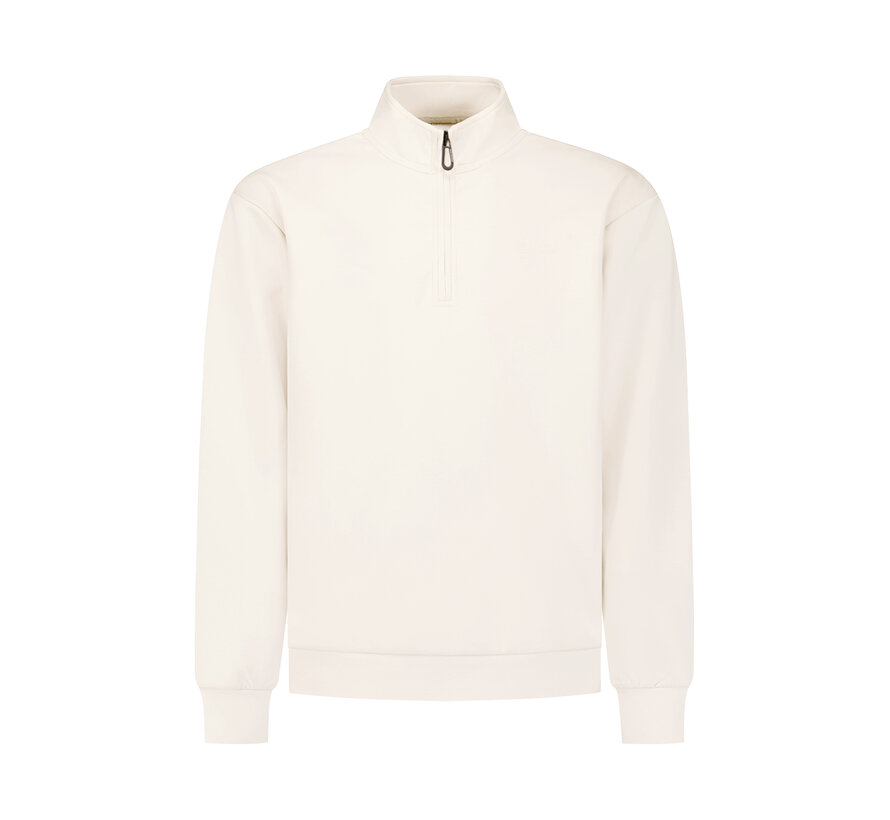 Sweater Half Zip Interlock Desert (31100103 - 045)