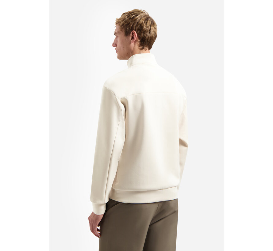 No Excess Sweater Half Zip Interlock Desert (31100103 - 045)
