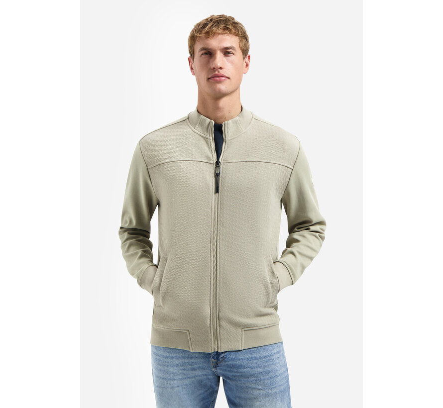 No Excess Sweat Vest Full Zip Relief Mix-Match Taupe (31100115 - 044)