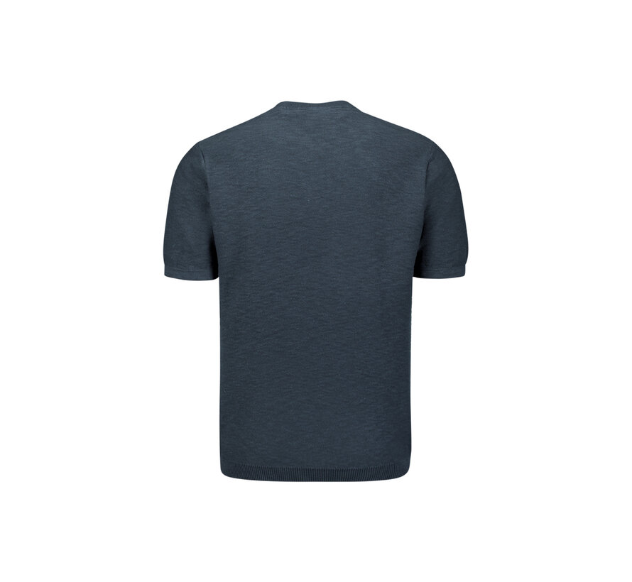 Pullover Short Sleeve Crew Neck Slub Night (31240262SN - 078)