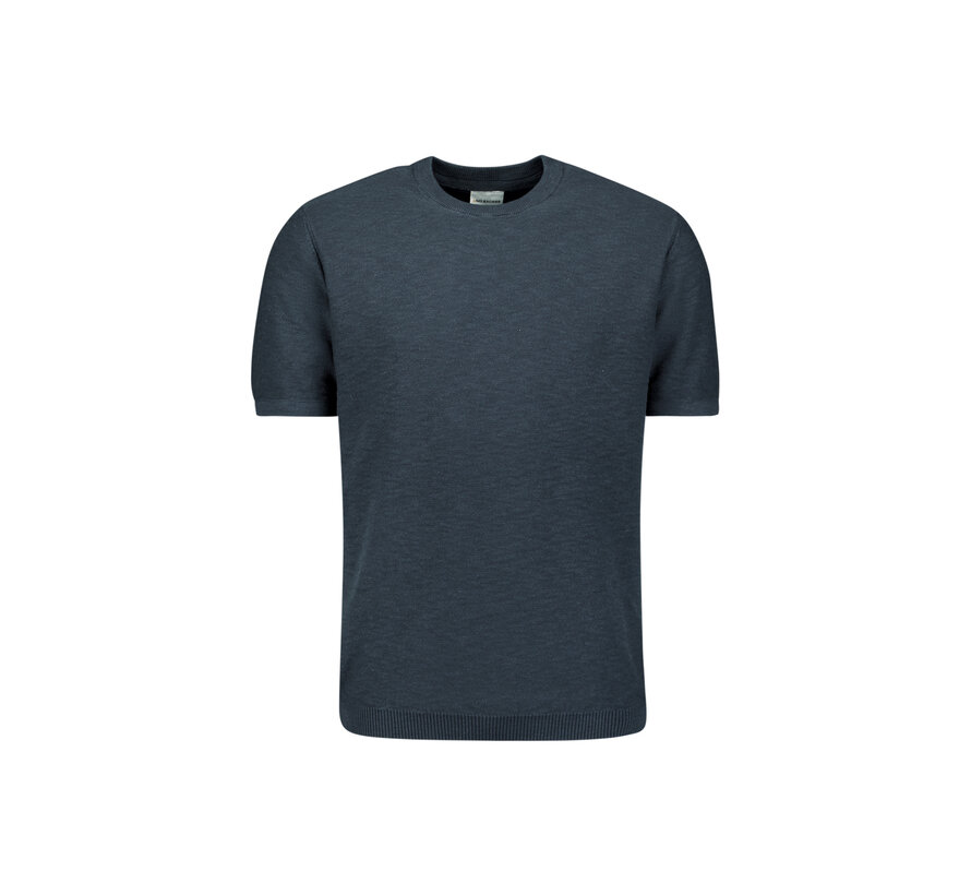 Pullover Short Sleeve Crew Neck Slub Night (31240262SN - 078)