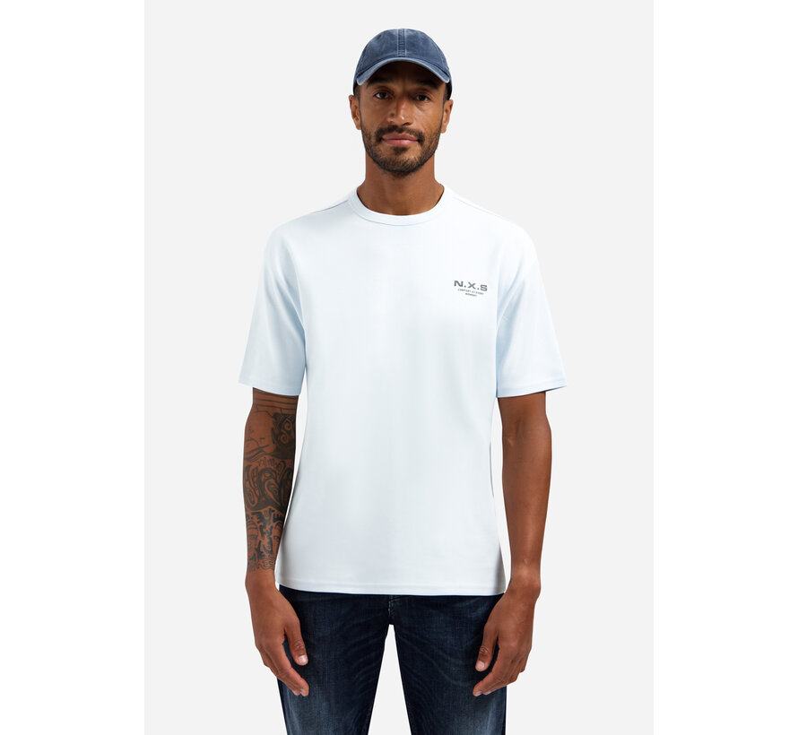 T-Shirt Crewneck Heavy Interlock Artwork Sky (31340212 - 134)