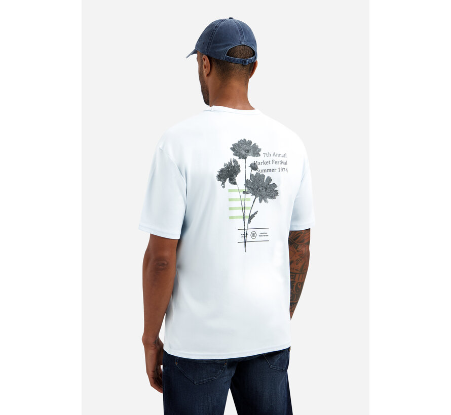 T-Shirt Crewneck Heavy Interlock Artwork Sky (31340212 - 134)