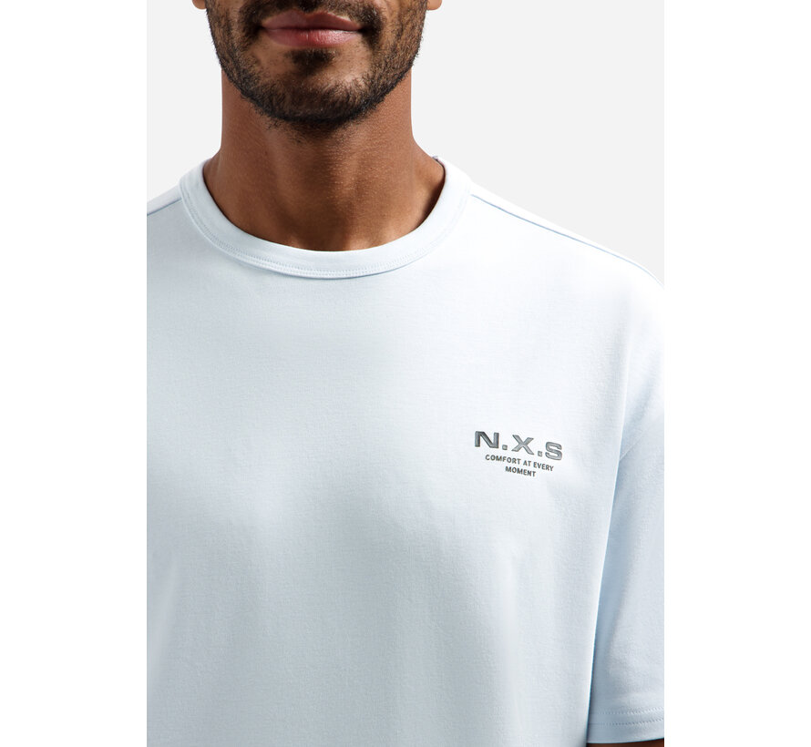 T-Shirt Crewneck Heavy Interlock Artwork Sky (31340212 - 134)