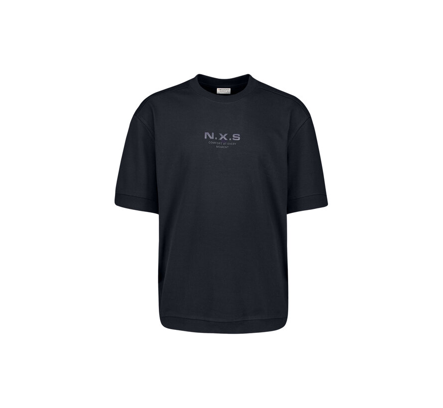 T-Shirt Crewneck Solid Heavy Interlock Sweat Styling Night (31340281 - 078)