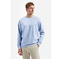 Sweater Crewneck French Terry Garment Dyed Blue (31110116 - 030)