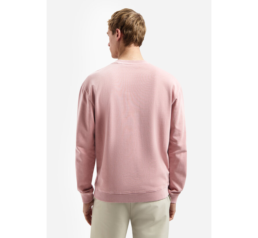 Sweater Crewneck French Terry Garment Dyed Light Mauve (31110116 - 346)