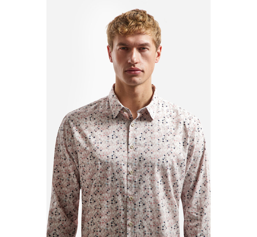 Shirt Allover Printed Light Mauve (31430114 - 346)