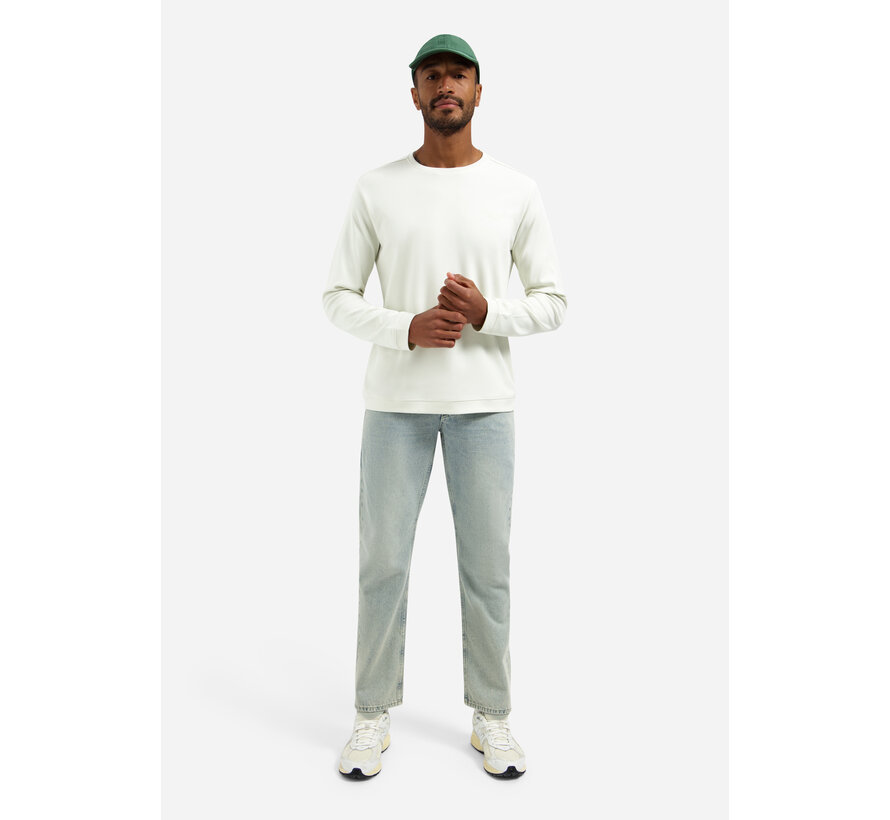 T-Shirt Long Sleeve Crewneck Solid Heavy Interlock Kit (31190261 - 013)